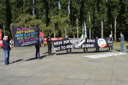 Gedenktag am Sowjetischen Ehrenmal Treptow in Berlin