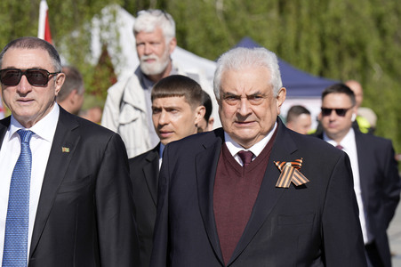 Gedenktag am Sowjetischen Ehrenmal Treptow in Berlin