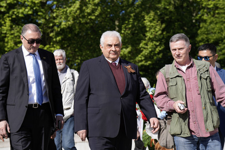 Gedenktag am Sowjetischen Ehrenmal Treptow in Berlin