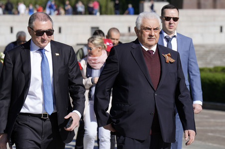 Gedenktag am Sowjetischen Ehrenmal Treptow in Berlin