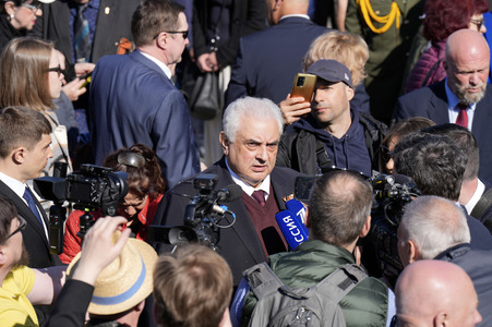 Gedenktag am Sowjetischen Ehrenmal Treptow in Berlin