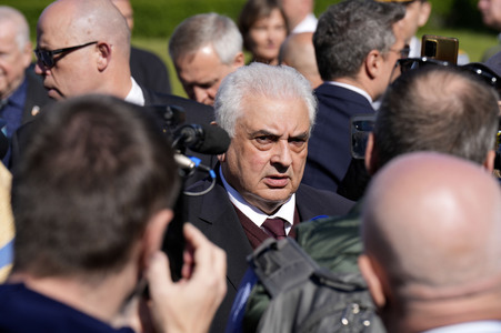 Gedenktag am Sowjetischen Ehrenmal Treptow in Berlin