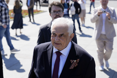 Gedenktag am Sowjetischen Ehrenmal Treptow in Berlin