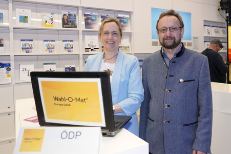 Vorstellung des Wahl-O-Mat zur Europawahl in Berlin