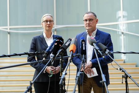 Pressestatement der AfD-Bundestagsfraktion in Berlin