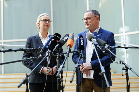 Pressestatement der AfD-Bundestagsfraktion in Berlin