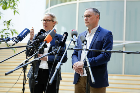 Pressestatement der AfD-Bundestagsfraktion in Berlin