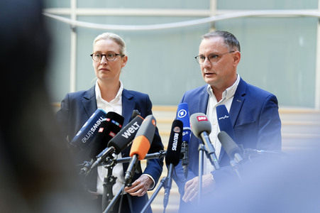 Pressestatement der AfD-Bundestagsfraktion in Berlin