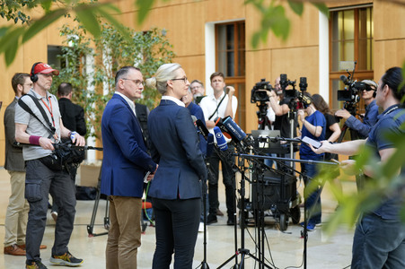 Pressestatement der AfD-Bundestagsfraktion in Berlin