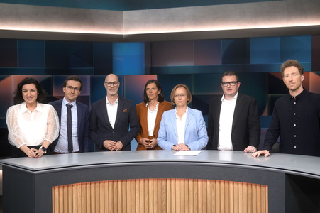 Talkshow 'hart aber fair' in Berlin