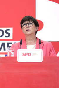 Pressekonferenz der SPD in Berlin