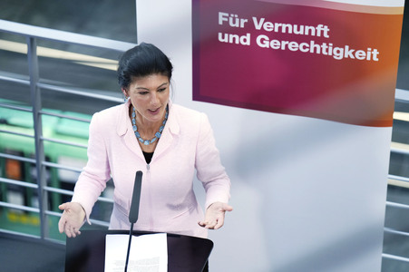 Pressekonferenz vom BSW in Berlin