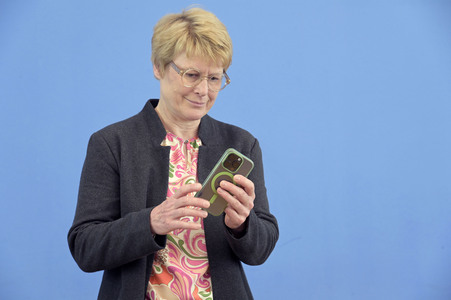Bundespressekonferenz Vorstellung des Frühjahrsgutachten 2024 in Berlin