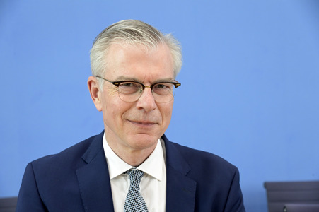 Bundespressekonferenz Vorstellung des Frühjahrsgutachten 2024 in Berlin