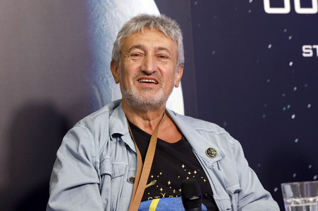 Pressekonferenz zur Eröffnung vom Starmus VII Festival in Bratislava