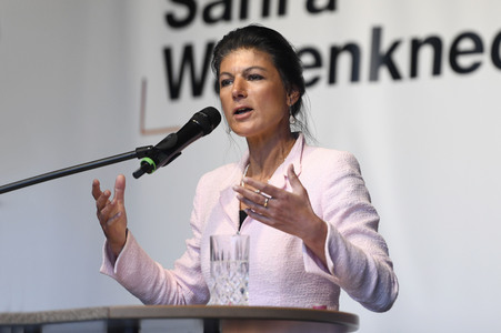 Wahlkampfveranstaltung mit Sahra Wagenknecht in Hannover