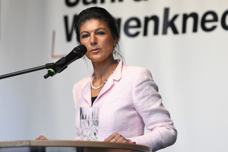 Wahlkampfveranstaltung mit Sahra Wagenknecht in Hannover