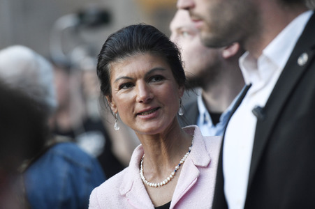 Wahlkampfveranstaltung mit Sahra Wagenknecht in Hannover