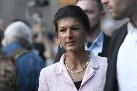 Wahlkampfveranstaltung mit Sahra Wagenknecht in Hannover