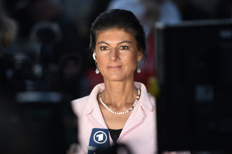 Wahlkampfveranstaltung mit Sahra Wagenknecht in Hannover