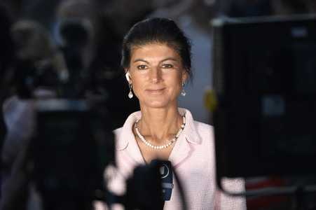 Wahlkampfveranstaltung mit Sahra Wagenknecht in Hannover