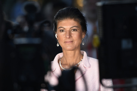 Wahlkampfveranstaltung mit Sahra Wagenknecht in Hannover