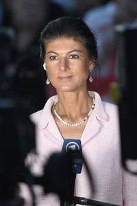 Wahlkampfveranstaltung mit Sahra Wagenknecht in Hannover