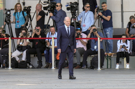 Empfang der Bundespräsidentin der Schweiz in Berlin