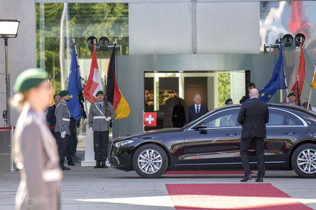 Empfang der Bundespräsidentin der Schweiz in Berlin