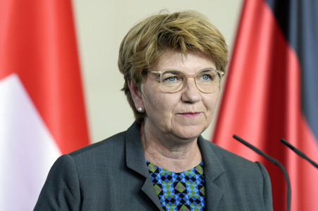 Empfang der Bundespräsidentin der Schweiz in Berlin