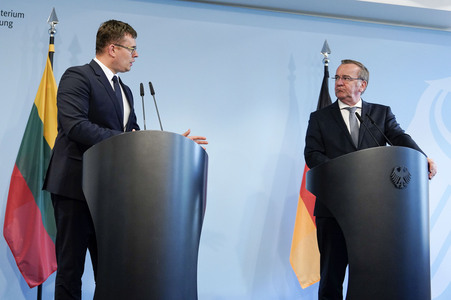 Antrittsbesuch des litauischen Verteidigungsministers in Berlin
