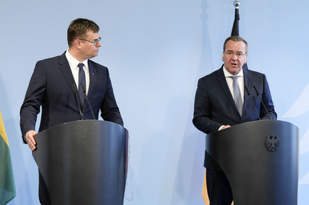Antrittsbesuch des litauischen Verteidigungsministers in Berlin