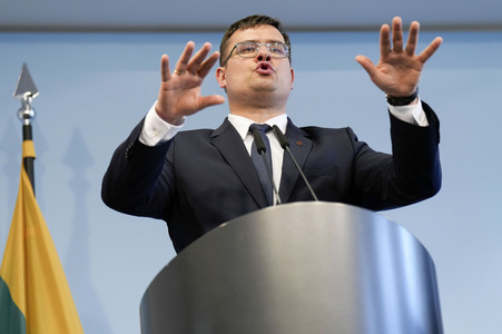 Antrittsbesuch des litauischen Verteidigungsministers in Berlin