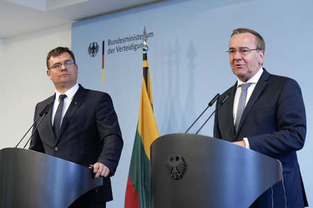 Antrittsbesuch des litauischen Verteidigungsministers in Berlin