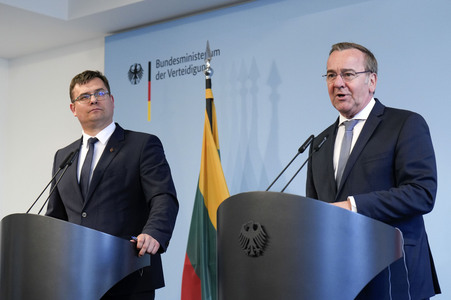 Antrittsbesuch des litauischen Verteidigungsministers in Berlin