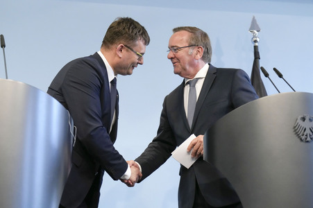 Antrittsbesuch des litauischen Verteidigungsministers in Berlin