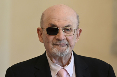 Frank-Walter Steinmeier empfängt Salman Rushdie in Berlin