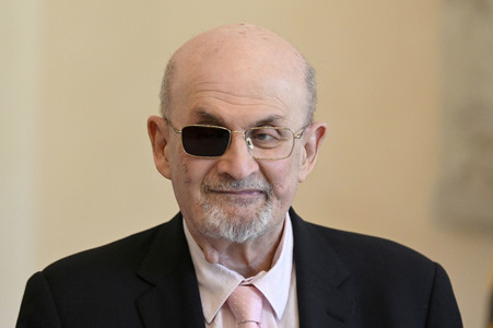 Frank-Walter Steinmeier empfängt Salman Rushdie in Berlin