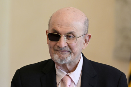 Frank-Walter Steinmeier empfängt Salman Rushdie in Berlin