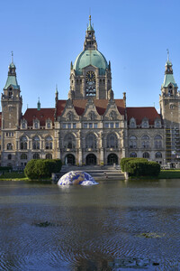 DLRG Einsatz bei Kunstinstallation in Hannover