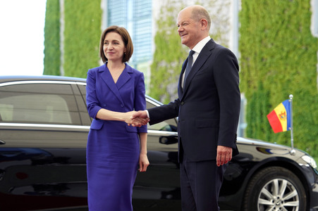 Empfang der Präsidentin der Republik Moldau in Berlin