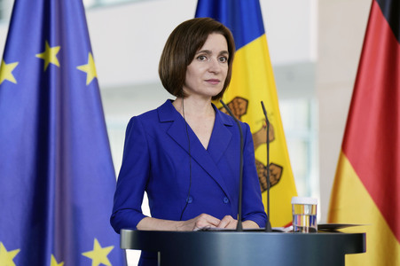 Empfang der Präsidentin der Republik Moldau in Berlin