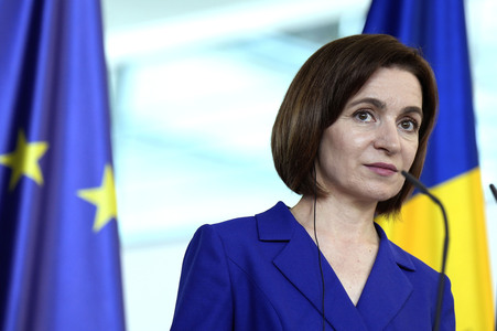 Empfang der Präsidentin der Republik Moldau in Berlin