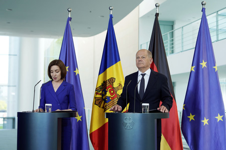 Empfang der Präsidentin der Republik Moldau in Berlin