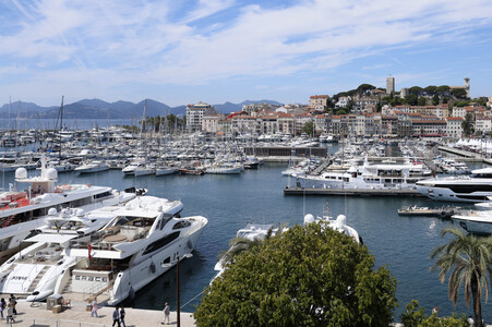 Der Yachthafen während des Cannes Film Festival 2024
