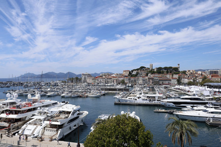 Der Yachthafen während des Cannes Film Festival 2024