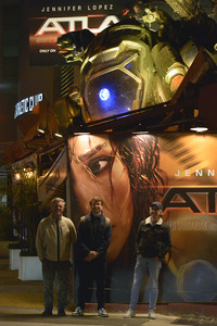 Werbung zum Netflix-Film 'Atlas' in Los Angeles