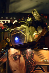 Werbung zum Netflix-Film 'Atlas' in Los Angeles