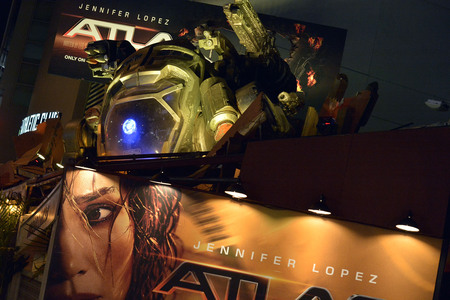 Werbung zum Netflix-Film 'Atlas' in Los Angeles