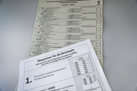 Symbolfoto Briefwahl zur Europawahl 2024